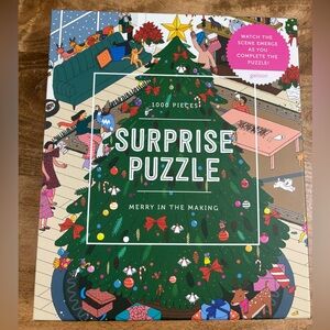 Surprise Puzzle - Merry in the Making 1000 pieces by Galison
